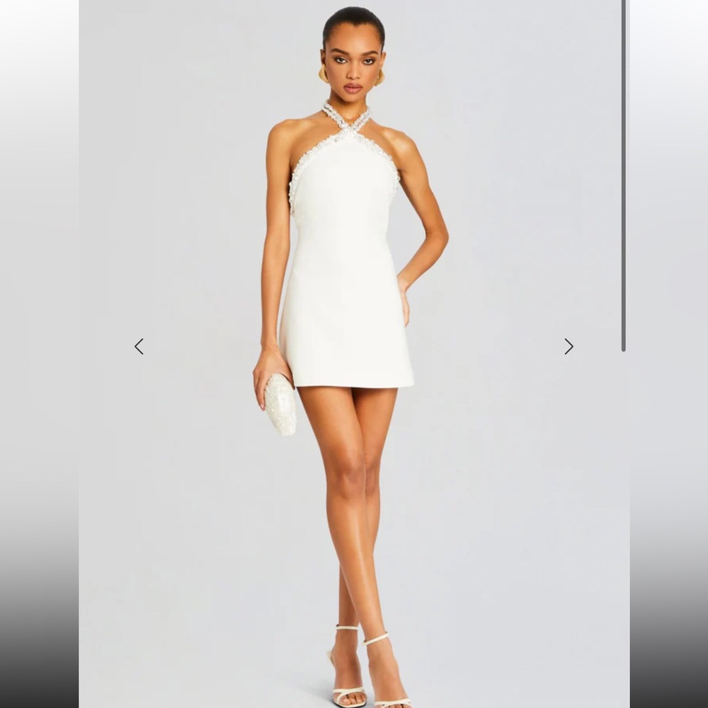 Retrofete White Mini Dress